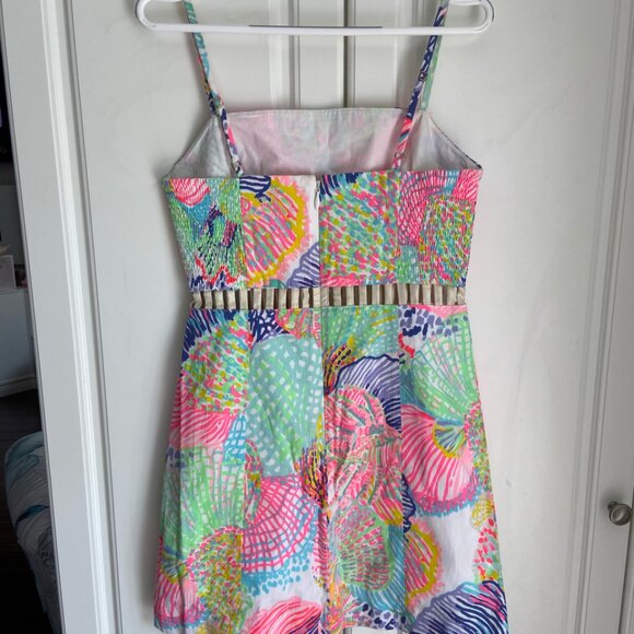 Lilly Pulitzer Girls Size 6 Romper Excellent Used Condition - Picture 3 of 16